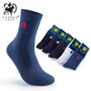 Men's Socks Brand Men Pier Polo Embroidery Calcetines Happy Meia Men's Socks Business Cotton Socks T221011