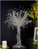 Decoração de festa 4pcs Mesa de casamento romântica Centroppes Pieces Flower Crystal Tree Light Stage de aniversário de boas -vindas Walkway Road Centrões de chumbo