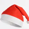 Decorazione per feste Cappello da Babbo Natale Cappelli natalizi Clausparty Cap Costume in peluche Funnyband Capelli Elfmop Outfit Pet Kidsyear Copricapo Beanie Plaid