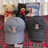 Kogelcaps 6 kleuren bear vintage feel dames meisje's honkbal hoed cap gewassen oud schattig