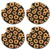 Drink Solter 4pcs Anti-Skid Cup Cup Mat Pad Durável padrão elegante