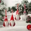 Christmas Tree Pendant Decorations Snowman Santa Claus Faceless Doll Gnomes Xmas Hanging Ornament for Home Xmas Navidad Natal 2023 New Year Gift