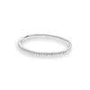 Silver Open Bangle Diamond DIY FIT