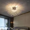Lustres de lustres de cristal moderno iluminação de teto para sala de estar com lustres de lustre de lustre interno G9 Luzes de acessórios LED