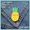 Pins Brooches Customized Fruit Banana Brooch Pine Lemon Stberry Cat Hard Enamel Pin Badge For Men Women Cartoon Funny Cute Metal La Dhfk7