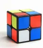 Magic Cubes Toys 2x2 Speed Cube Black Base Toy Puzzle Intelligent Game Bright