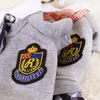 Vêtements pour chiens Jupes pour animaux de compagnie pour chiens Campus Style Lovers Tenue Petit Chiot Robe à carreaux Sweat à capuche Sweats Vêtements Vêtements