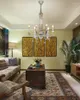 Lâmpadas pendentes American Country Living Room de Lustre de madeira Personalidade Retro Old Duplex Villa Club Lighting