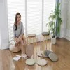 Pillow Round Cloth Tie-on Seat Home Decoration Foam Chair Circular Pad Non-Slip Office Sit Textile