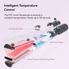 Haarglätter Kipozi Glättere 2 in 1 flachem Eisen Curling Nano Instant Heating mit digitalem LCD -Display 221011