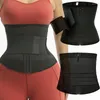 Men's Body Shapers 9 Steel Bones Waist Trainer Trimmer Belt Adjustable Belly Tummy Control Snatch Me Up Wrap Band Shaper Women Corset Girdle