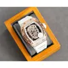 Luxusuhren für Herren, mechanische Uhr Rm052, Schweizer Automatikwerk, Saphirspiegel, Kautschukarmband, Schweizer Marken-Designer-Sport-Armbanduhr