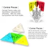 Magic Cubes Toys Pyramid Speed Cube Stickerless 3x3x3 Triangle Cube Puzzle Game