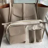 Bolsos de compras Totes Stuff Sacks Songmont Medium Song Basket Series Tote Bag Diseñador femenino Bolso de piel de vaca de gran capacidad 221011