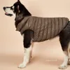 Odzież dla psów zimowa ciepła płaszcz dla psów noś grubą kamizelkę na zwierzęta po obu stronach LT089