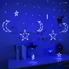 Strings Star Moon светодиодная занавеска Garland Lights Light