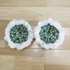 Decoratieve bloemen 20 cm witte hangende kunstmatige bloembal centerpieces zijden rozen bruiloft kussen ballen pomanders muntdecoratie