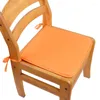 Oreiller chaise carrée coussin de siège coquille remplissage salle à manger avec attaches antidérapant salle à manger école tapis de bureau