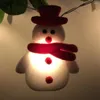 Strings Christmas Santa Claus String Lights Dekoracja do domu 2022 Ozdoba Xmas Rok Garland LED LED