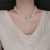 Модные жемчужные ожерелья Женская планета из бисера.
