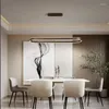 Chandeliers Modern Led Chandelier For Dining Room Living Kitchen Bedroom Pendant Lamp Gold Simple Design Remote Control Hanging Light