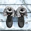 Gai Boots Men Winter Snow Super ciepłe wędrówki Wysokiej jakości Wodoodporna skóra Top Big Size Sneakers 221022 GAI