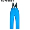 Pantaloni da sci Sci Bambini Ragazzi e ragazze Outdoor addensare antivento impermeabile WarmSnow Pantaloni per bambini Snowboard invernale