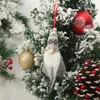 Weihnachtsbaum-Anhänger-Dekorationen, Schneemann, Weihnachtsmann, gesichtslose Puppe, Zwerge, Weihnachten, hängende Verzierung für Zuhause, Weihnachten, Navidad, Natal, 2023, Neujahrsgeschenk