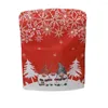 Dekoracje świąteczne 1PCS Cartoon Santa Claus Printing Cover Cover Covers Covers Fotelik domowy #95