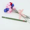 Flores decorativas Fio de ferro 50 pcs