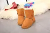 2022 Kids Shoes boys girl shoe kid Genuine Leather Snow Boots Toddlers Boots With Bows Children Footwear Girls sneakers designer youth w8Z1#