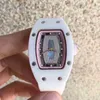 Luxe heren mechanisch horloge Zakelijk Vrije tijd Rm07-01 Volautomatische witte keramische tape Damestrend Zwitsers uurwerkhorloges