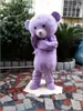 Costume de mascotte d'ours en peluche de défilé professionnel, tenue de Festival de dessin animé pour adultes, robe Fursuit de fête d'halloween, Costume en fourrure, Dress2456