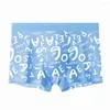 Onderbroek heren naadloze boxershorts sexy bulge zak ondergoed geprinte slipje ademend u convex boksershorten mannen