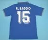 1982 Retro Maldini Baggio Donadoni maglia da calcio Schillaci Del Piero 2006 Pirlo Inzaghi buffon1990 1996 1998 2000 HOME FOOTBALL 1994