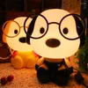 Night Lights Lovely Cute Cartoon Dog Creative Bedroom Bedside Kids Room Light Children Baby Nursery With Switch Gift Luminaire