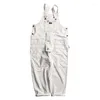 Herrbyxor 2022 m￤n jeans jumpsuits trendiga baggy stor ficklast ￶vergripande m￤ns streetwear l￶s rak full l￤ngd manlig byxor