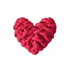 Pillow REGINA Love Heart Decorative Knot Cute Shape Solid Color Fluffy Bedroom Living Room Nordic Lovely Decor