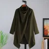 Trenchs pour hommes Super doux élégant épais manteau de couleur pure style punk hommes manteau en vrac pour l'école