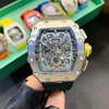 Luxe horloges voor heren Mechanische stijl Diamond es in horloges Zwitsers merkontwerper sportpolshorloge