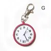 Montres de poche montre de mode petit cadran rond Quartz analogique porte-clés horloge FEA889