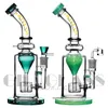 12,3 Zoll Wasserpfeifen Wachs Tornado Bongs Dab Rig berauschende Wasserpfeife Quarz Banger Bohrinseln Glaspfeifen buntes Rauchzubehör