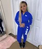 2024 Femmes Survêtements Designer Marque Coton Jogging Costumes Automne Hiver Vêtements Casual 2 Pièces Ensemble ROSE Imprimer Sweatsuits Lady Tenues À Manches Longues Pantalon Pull 8683-5