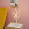 Nattljus 150LED Simulation Tree Light Bedroom Decoration White Birch Battery Interior LED Lamp