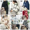 11 Colors Wearable Grid Blanket Thicken Polyester Winter Lazy Shawls Blankets Soft Warm Office Sofa Blanket Home Supplies BH7739 TYJ