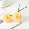 Dekorativa blommor 1/3/5pcsbunch Artificial Flower Bouquet Silk Dandelion Ball Fake Diy Home Widding Decoration Valentines Day Gifts