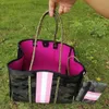 女性ネオプレンショルダーハンドバッグ高級屋外多用途防水ビーチバッグ財布付き大容量ショルダートートバッグ