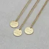 Delicate Faith Over Fear Inspired Necklace Simple Mind Over Matter inspirational Disc Pendant Necklace Jewelry 15mm 18inch320O1972123