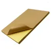 Geschenkwikkeling 200 Sheets A4 Grootte Blank Kraft Lijmsticker Zelf A4Kraft Label Papier voor inkjetprinterverpakking