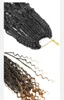 Extensões de cabelo sintéticos Spring Kinky Twist Crochet Hair for Africa Woman tranças